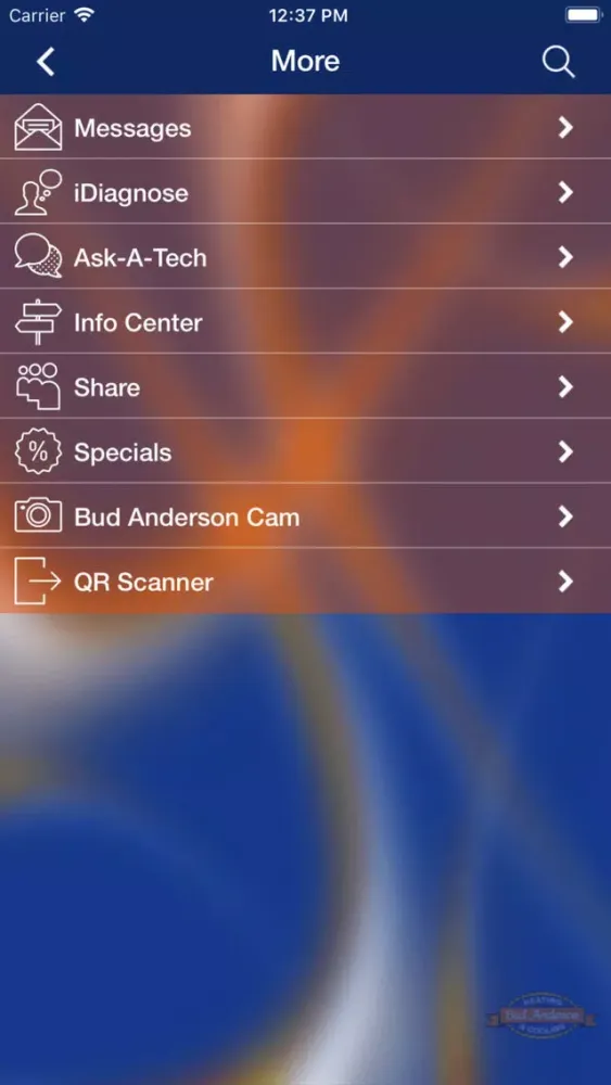 Capturas de tela do Bud Anderson Heating & Cooling