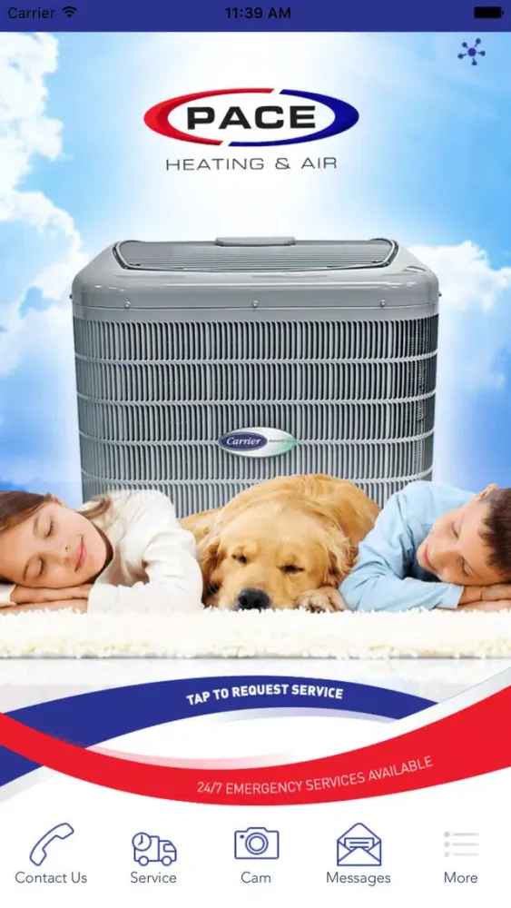 Ảnh chụp màn hình của Pace Heating & Air