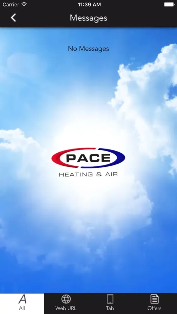 Ảnh chụp màn hình của Pace Heating & Air