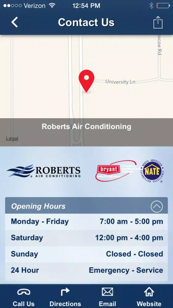 Roberts Air Conditioning स्क्रीनशॉट