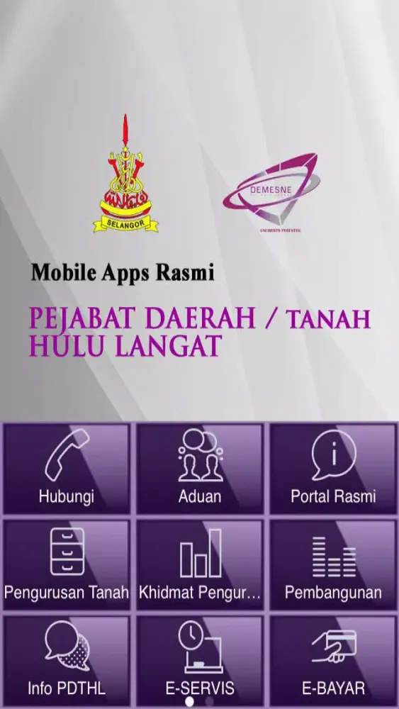 Pejabat Daerah Tanah Hulu Langat Ekran Görüntüleri