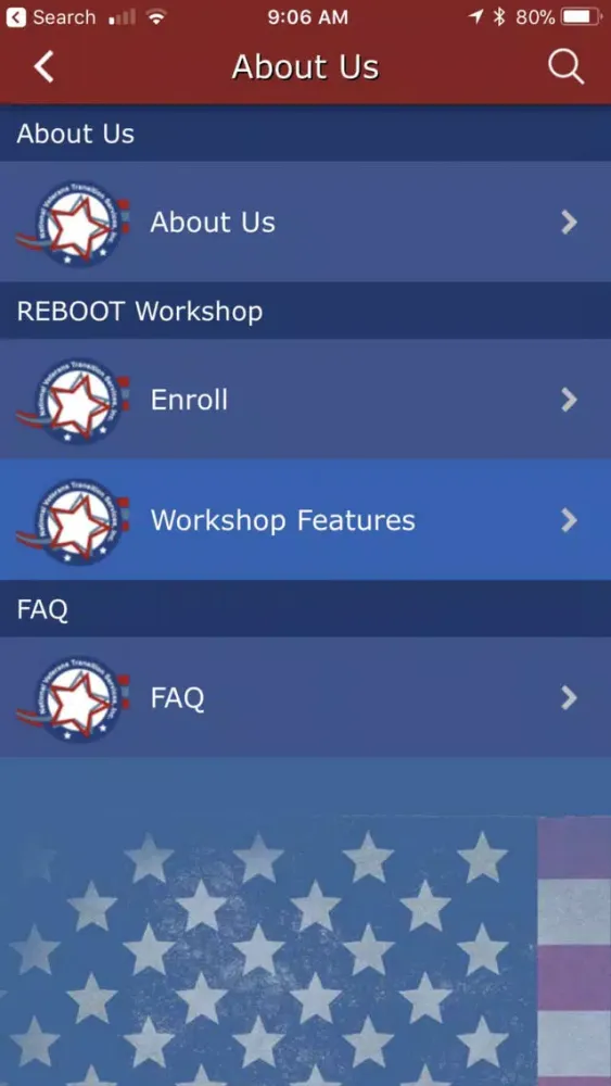 Tangkapan skrin REBOOT Workshop