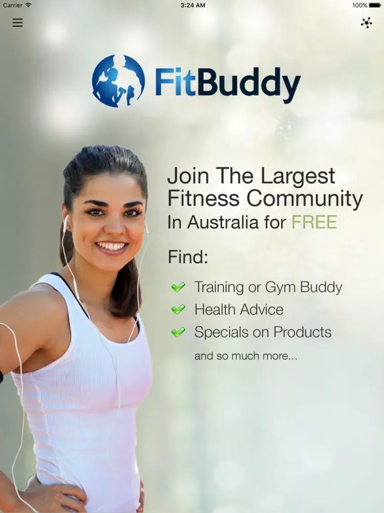 FitBuddy iPad 应用截图