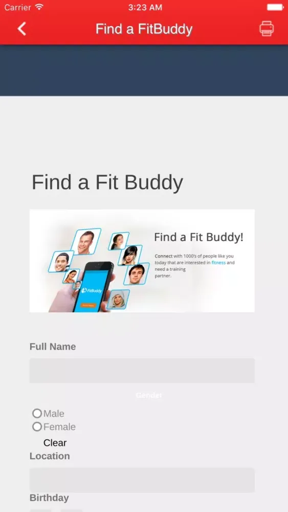 FitBuddy应用截图