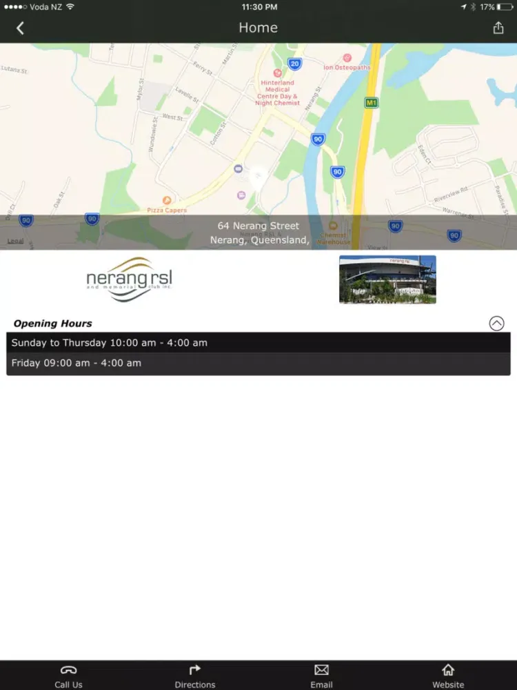 Nerang RSL iPad  Screenshots