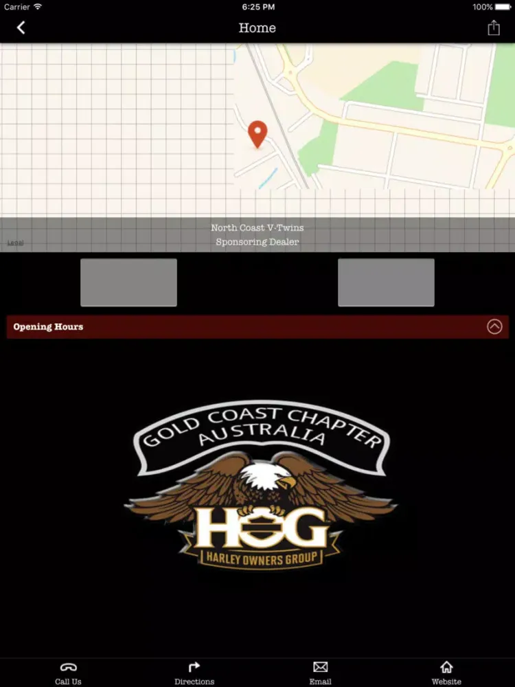 ภาพหน้าจอของ Northern NSW HOG iPad 