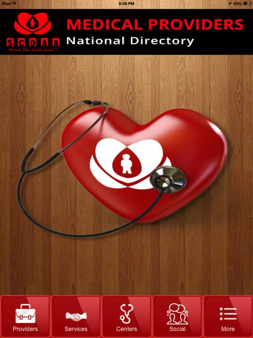 Capturas de tela do Sickle Cell Services iPad 