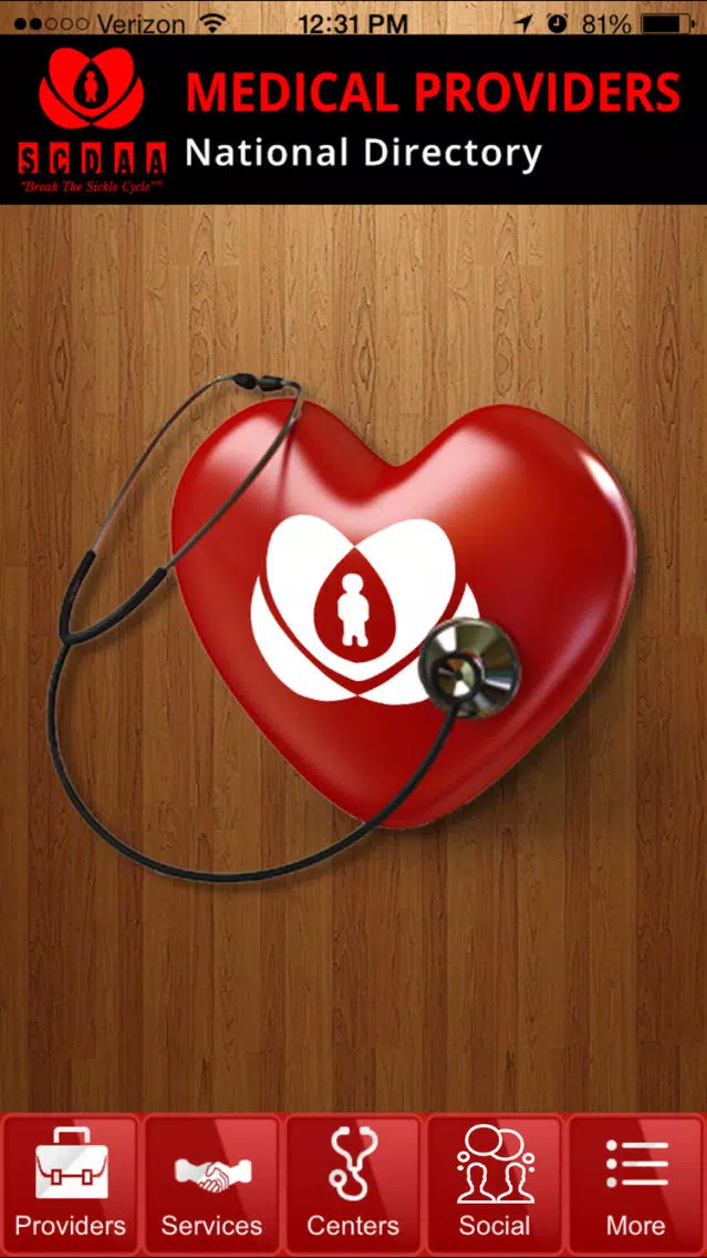 Capturas de tela do Sickle Cell Services