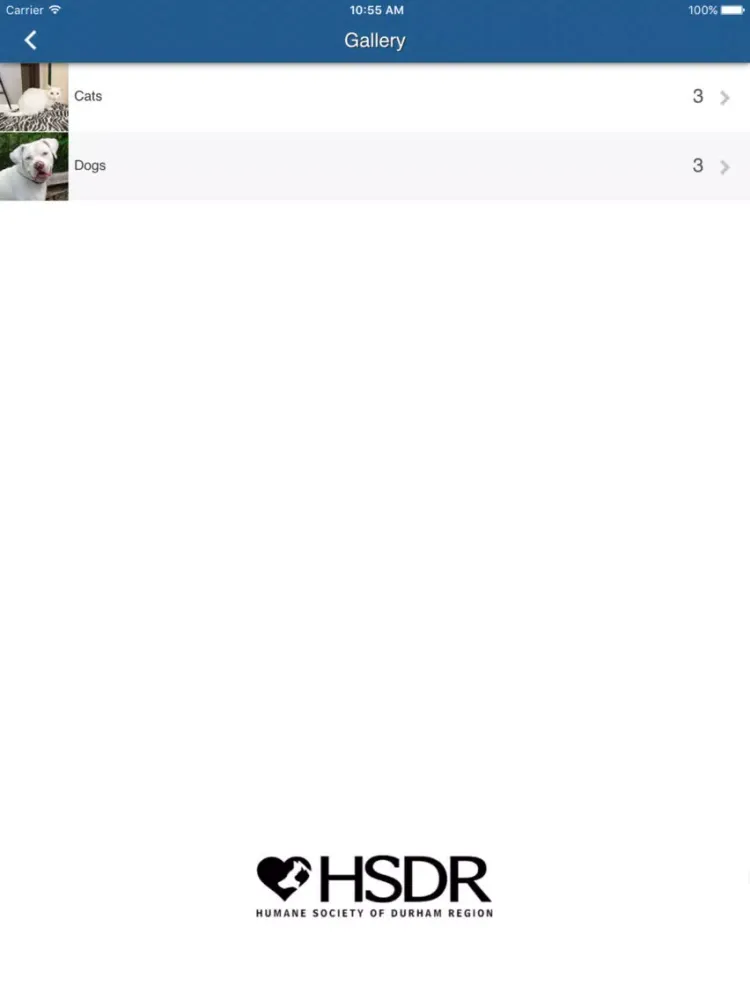 Скриншоты Humane Society of Durham Region iPad 