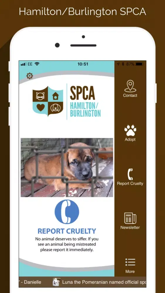 Hamilton/Burlington SPCA স্ক্রিনশট