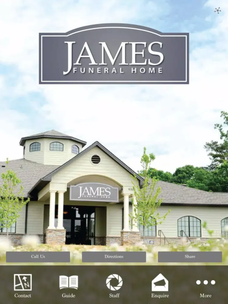 James Funeral Home iPad  Screenshots