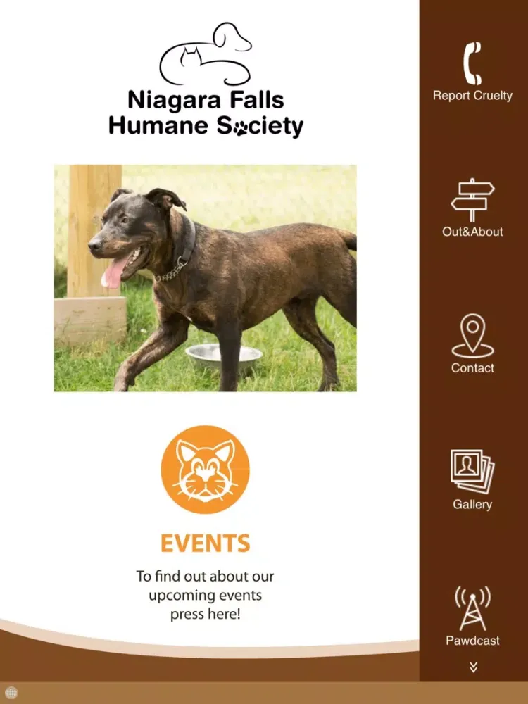 ภาพหน้าจอของ Niagara Falls Humane Society iPad 