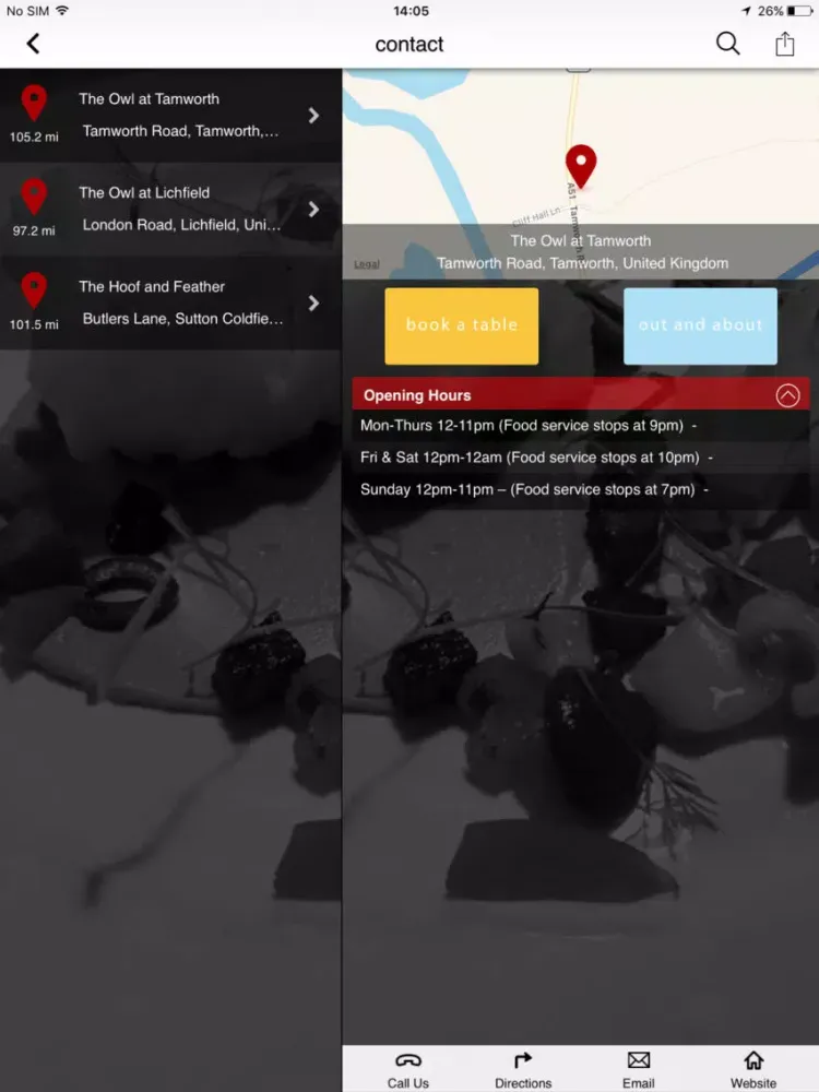 3 Great pubs iPad  Screenshots