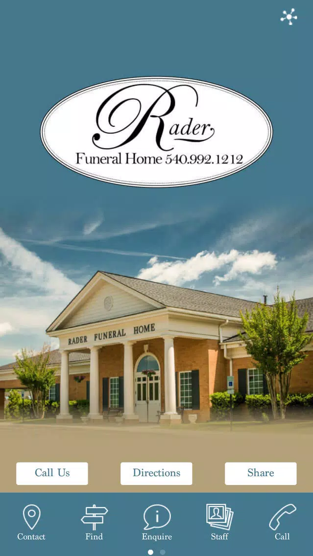 Screenshot di Rader Funeral Home