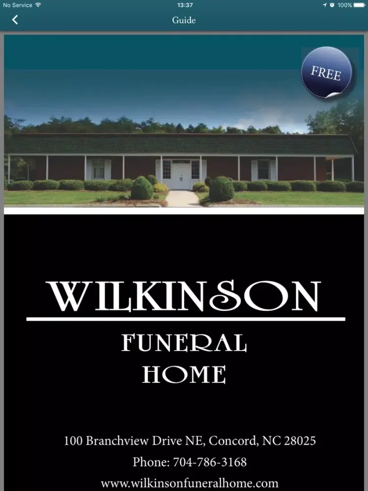 صور Wilkinson Funeral Home iPad 