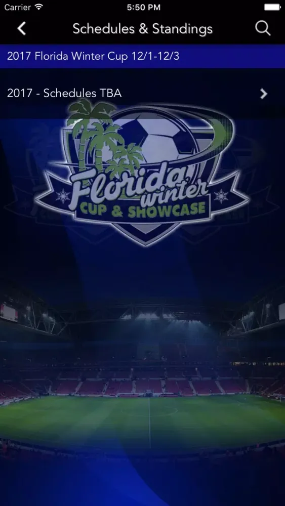 Capturas de tela do Florida Winter Cup & Showcase