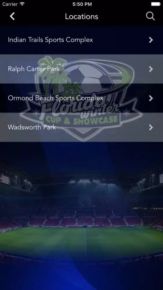 Capturas de tela do Florida Winter Cup & Showcase