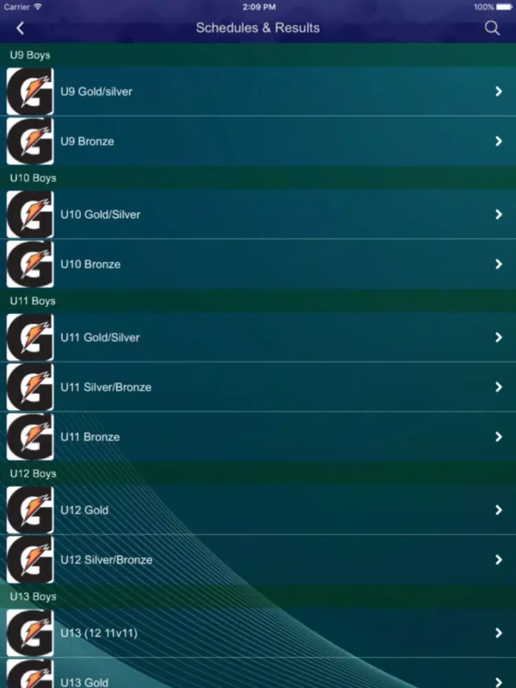 Florida Rush Tournaments iPad  Screenshots