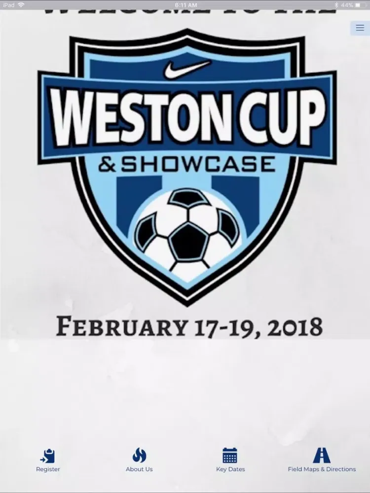 Weston Cup and Showcase iPad  स्क्रीनशॉट