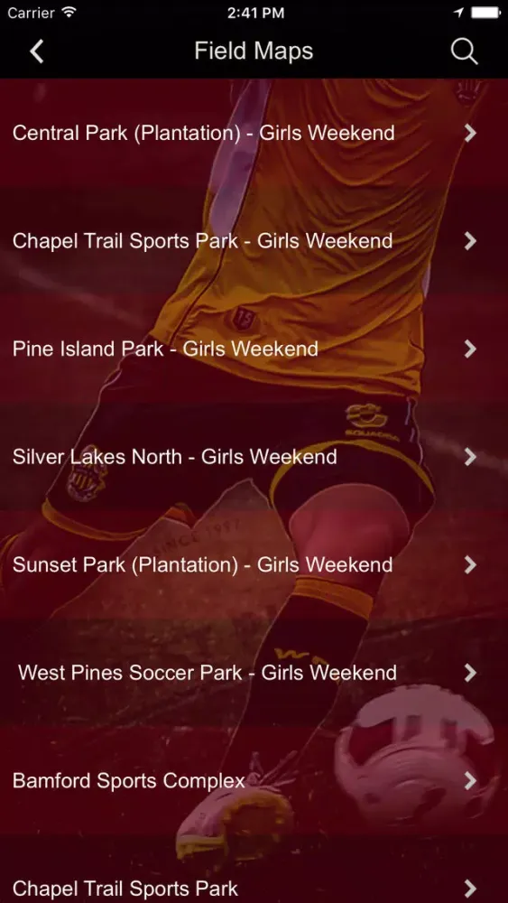 West Pines Kickoff Classic سکرین شاٹس