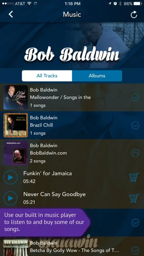 Bob Baldwin سکرین شاٹس