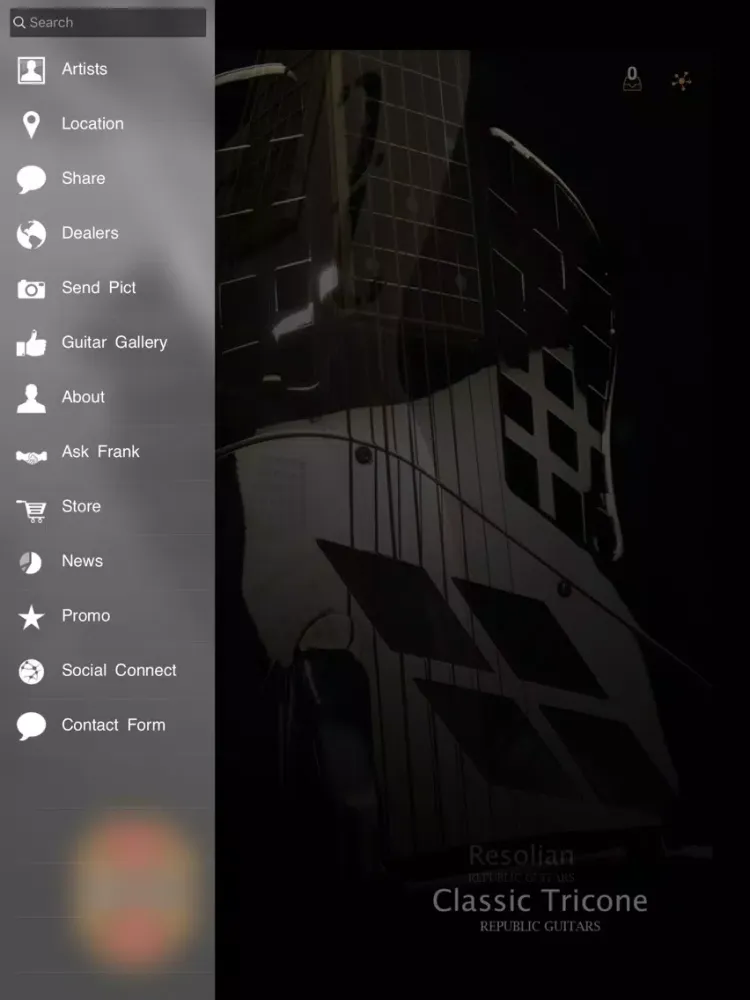Republic Guitars iPad  Screenshots