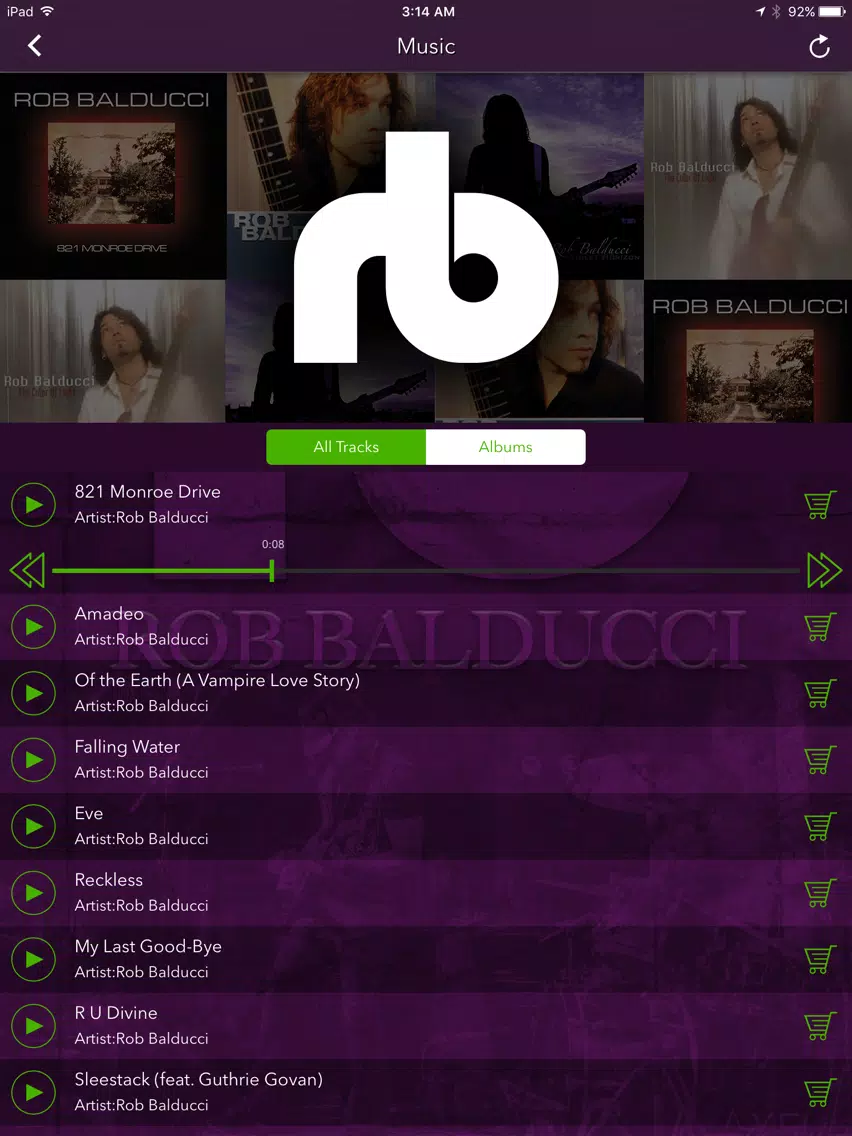 Rob Balducci iPad  スクリーンショット