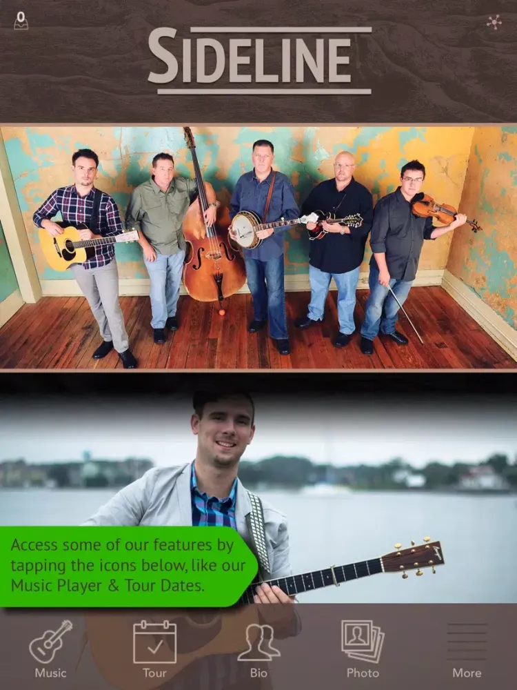 Sideline Bluegrass iPad 应用截图
