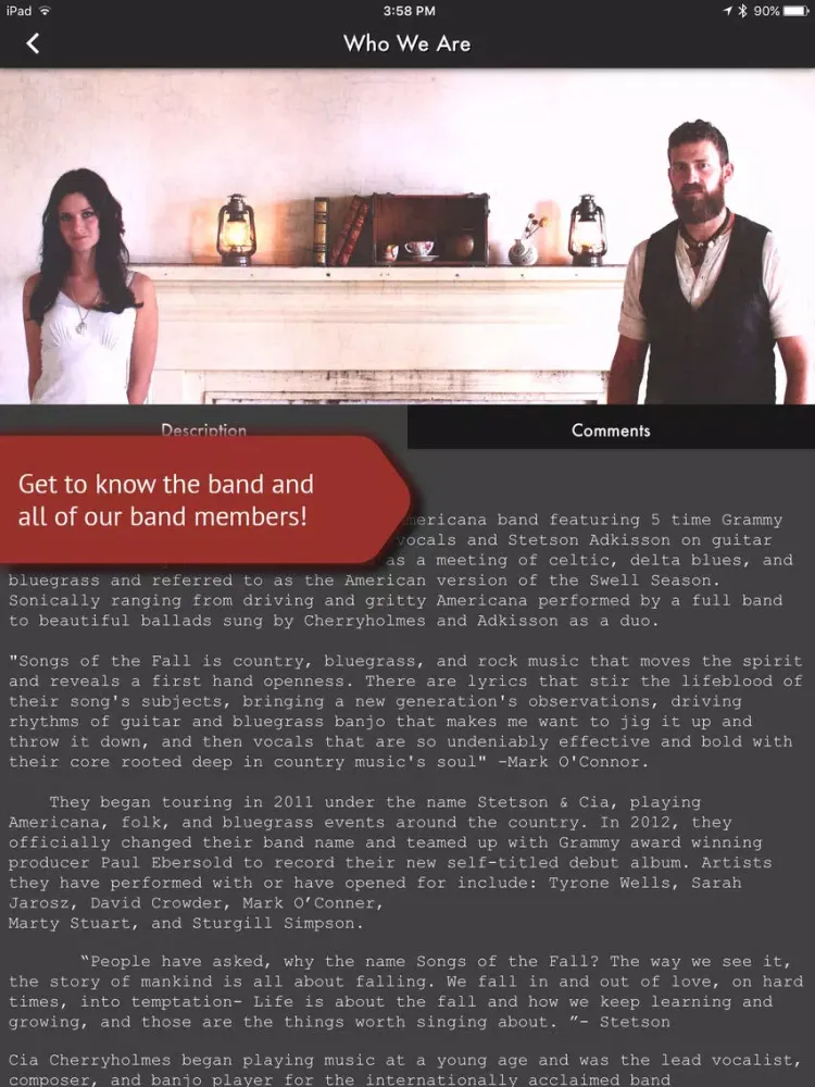 Capturas de pantalla de Songs of the Fall iPad 