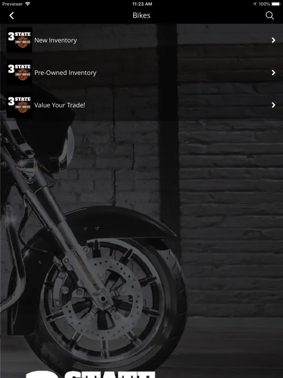 3 State Harley-Davidson iPad 应用截图