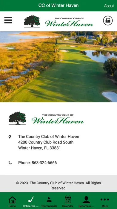Zrzuty ekranu Country Club of Winter Haven.