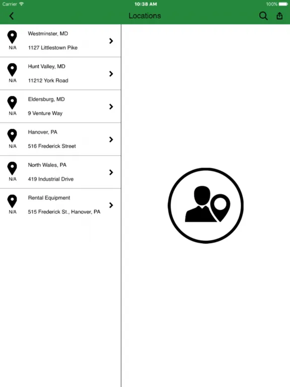 Ảnh chụp màn hình của Finch Services, Inc. iPad 