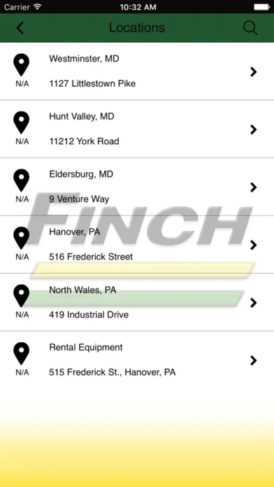 Ảnh chụp màn hình của Finch Services, Inc.