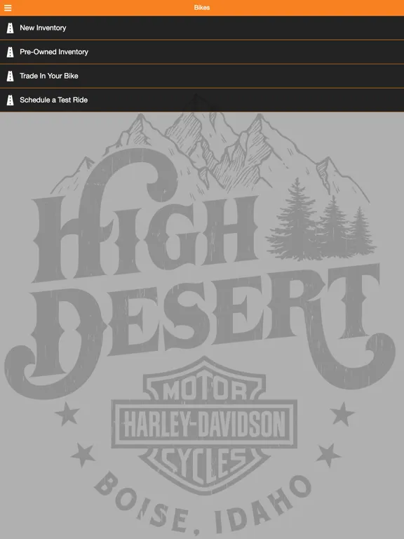 Captures d'écran de High Desert Harley-Davidson® iPad 