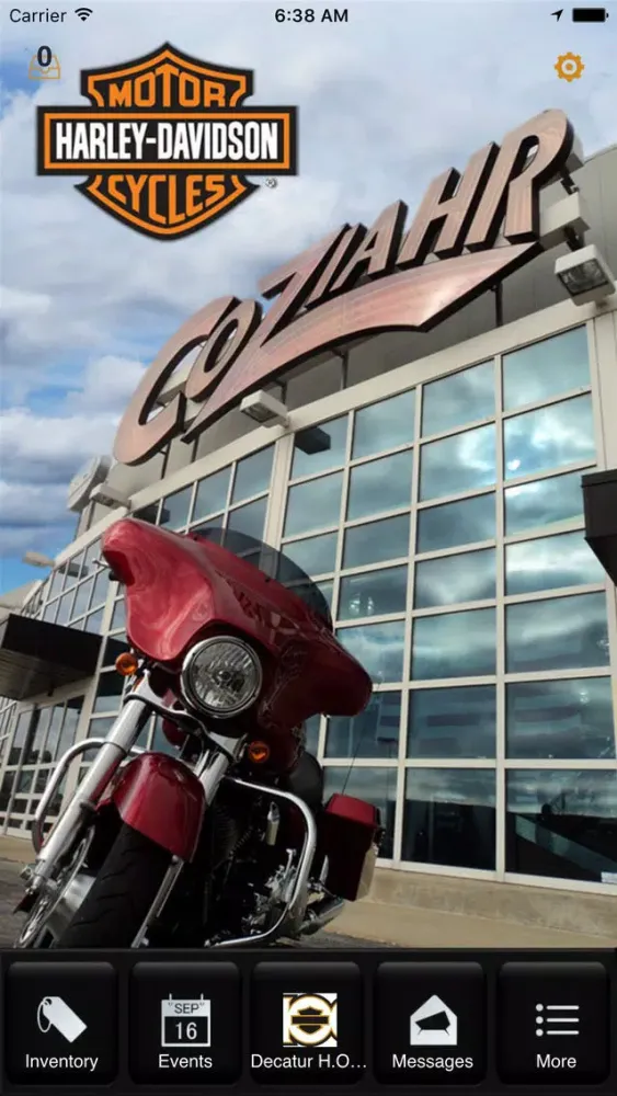 Captures d'écran de Coziahr Harley-Davidson