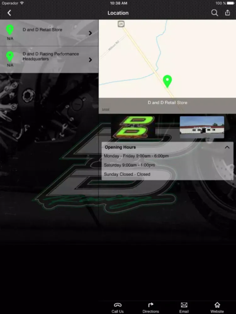 ภาพหน้าจอของ D&D Racing iPad 