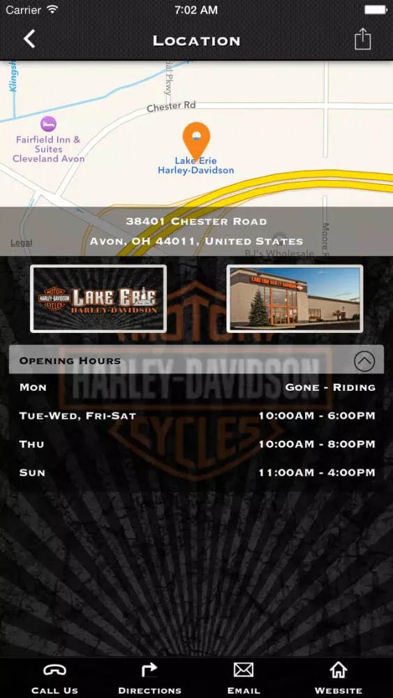 Скриншоты Lake Erie Harley-Davidson®