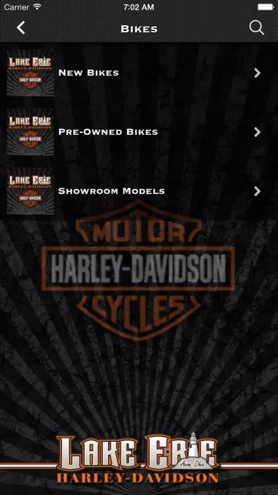 Скриншоты Lake Erie Harley-Davidson®