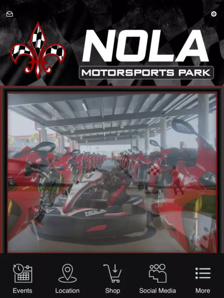 Captures d'écran de NOLA Motorsports Park iPad 