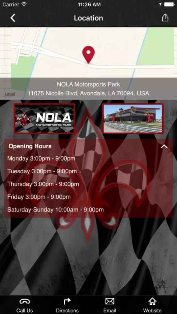 Captures d'écran de NOLA Motorsports Park
