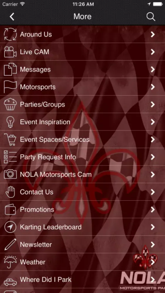 Captures d'écran de NOLA Motorsports Park