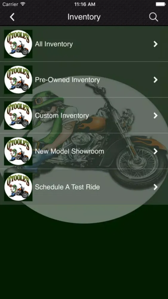 O'Toole's Harley-Davidson应用截图