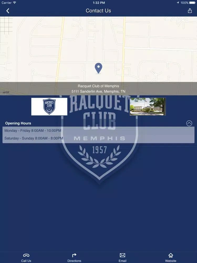 The Racquet Club of Memphis iPad 應用截圖