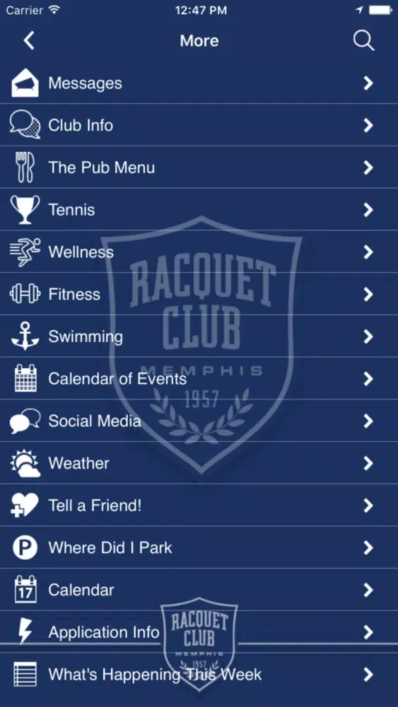 The Racquet Club of Memphis應用截圖