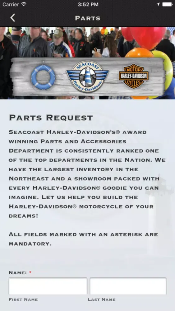 Seacoast Harley-Davidson® Ekran Görüntüleri