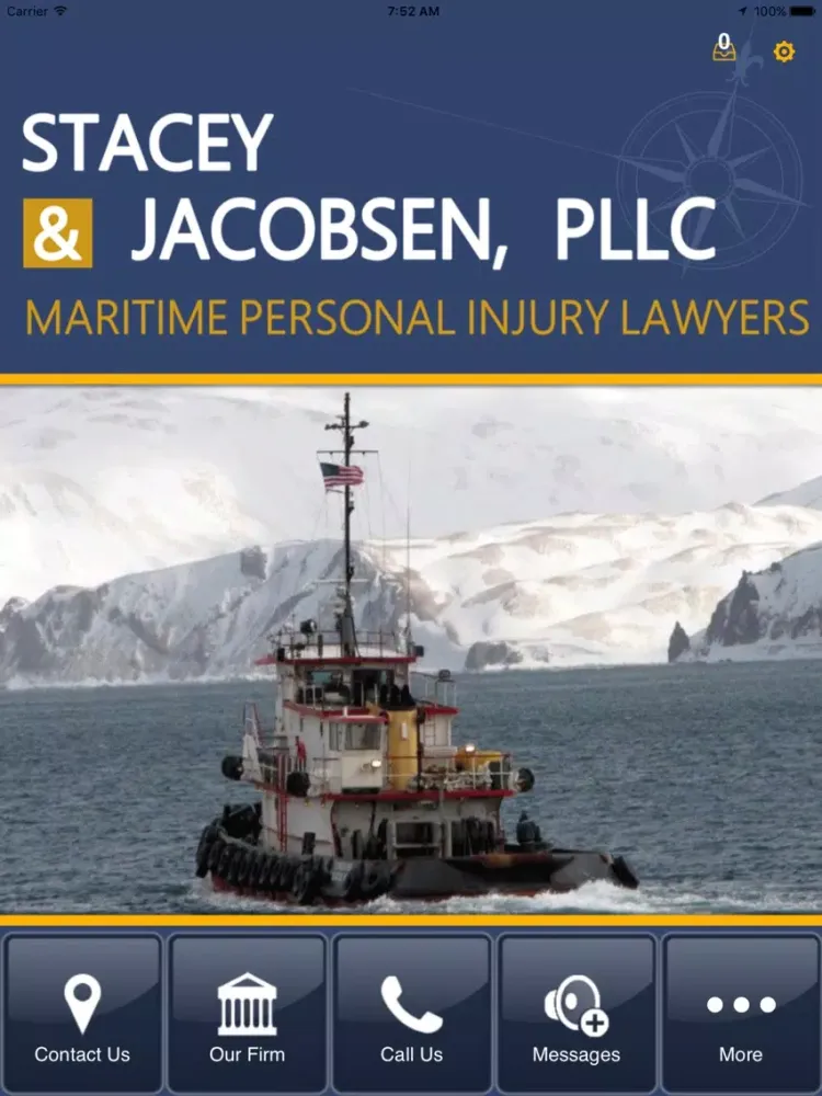 Stacey & Jacobsen Maritime Law iPad  سکرین شاٹس