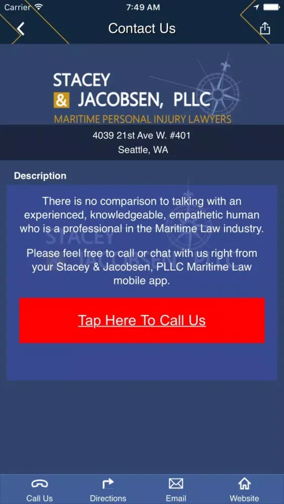 Stacey & Jacobsen Maritime Law سکرین شاٹس