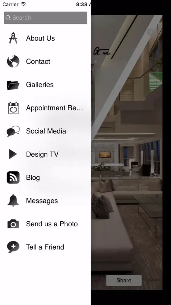 Interiors by Steven G., Inc. Screenshots
