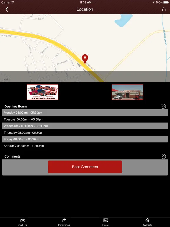 Capturas de tela do Tim Jordan's Truck Parts iPad 