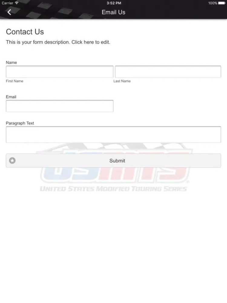 Captures d'écran de US Modified Touring Series iPad 